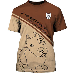 Funny Face – My Friend – Hello Beautiful – Love Pitbull Men and Women Ver.6 3D Shirt