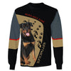 Funny Face – My Friend – Hello Beautiful – Love Rottweiler Men and Women 3D Shirt