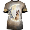 Funny Face – My friend – Love German Shepherd Men and Women Ver.1 3D Shirt