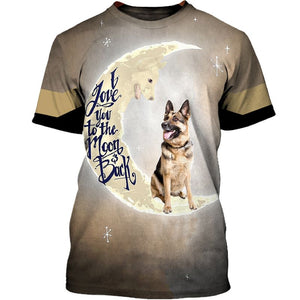 Funny Face – My friend – Love German Shepherd Men and Women Ver.1 3D Shirt
