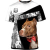 Funny Face – My Friend – Love Pitbull – Men and Women 3D Shirt