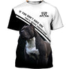 Funny Face – My Friend – Love Pitbull – Men and Women Ver.2 3D Shirt