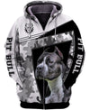 Funny Face – My Friend – Love Pitbull – Men and Women Ver.3 3D Shirt