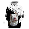 Funny Face – My Friend – Love Pitbull – Men and Women Ver.5 3D Shirt