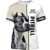 Funny Face – My Friend – Love Pitbull – Men and Women Ver.8 3D Shirt