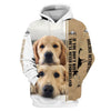 Funny Golden Retriever Men and Women 3D Shirt