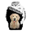 Funny Golden Retriever Men and Women Ver.2 3D Shirt