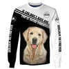 Funny Golden Retriever Men and Women Ver.2 3D Shirt