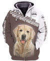 Funny Golden Retriever Men and Women Ver.3 3D Shirt