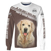 Funny Golden Retriever Men and Women Ver.3 3D Shirt