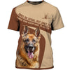 German Shepherd Dogs Do Speak Men and Women 3D Shirt