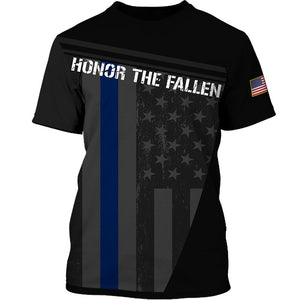 German Shepherd HONOR THE FALLEN Men and Women 3D Shirt