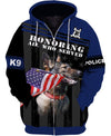 German Shepherd – honoring all who served Men and Women 3D Shirt In Royal blue