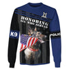 German Shepherd – honoring all who served Men and Women 3D Shirt In Royal blue