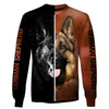 German Shepherd Opposition Men and Women 3D Shirt