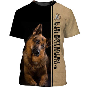 German Shepherd – Special Design Men and Women 3D Shirt