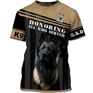 German Shepherd – Special Design Men and Women 3D Ver.3 Shirt