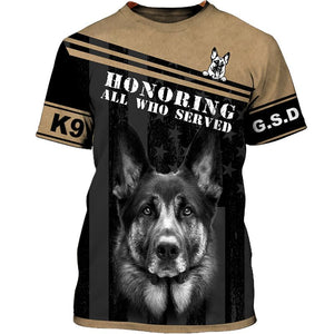 German Shepherd – Special Design Men and Women 3D Ver.5 Shirt