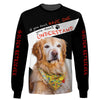 Golden make me happy humans make my head hurt Men and Women Ver.2 3D Shirt