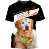 Golden make me happy humans make my head hurt Men and Women Ver.2 3D Shirt