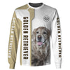 Golden make me happy humans make my head hurt Men and Women Ver.5 3D Shirt