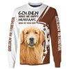 GOLDEN make me happy Men and Women 3D Shirt