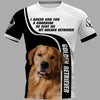 Golden Retriever A Guardian Men and Women 3D T Shirt