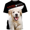 Golden Retriever Happy Baby Shirt 3D Full Printing for Dog Mom Dad lovers