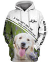 Golden Retriever Lavender Fields Men and Women 3D Shirt