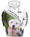 Golden Retriever Lavender Fields Men and Women 3D Shirt