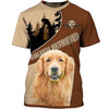 Golden Retriever Little Mistress Men and Women 3D Shirt