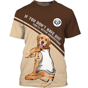 GOLDEN RETRIEVER LOVE MOM Men and Women 3D Shirt