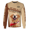 Golden Retriever My Dog And I Men and Women 3D Shirt