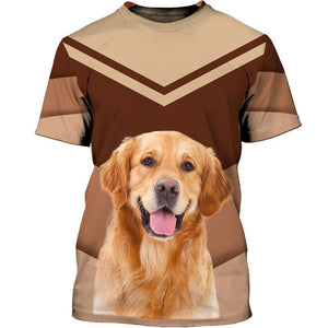 Golden Retriever New Design 2 3D shirt for Golden Retriever lovers