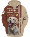 Golden Retriever When I Needed A Hand Men and Women 3D Shirt