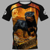 Golden ROTTWEILER DOG Men and Women 3D Print Pullover