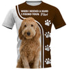 Goldendoodle Paws Men and Women 3D T Shirt