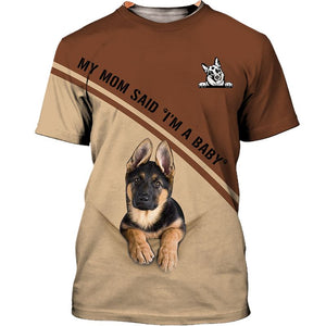 I love my German Shepherd Men and Women Ver.3 3D Shirt