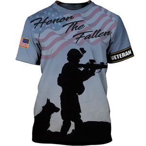 HONOR THE FALLEN Men and Women 3D T Shirt