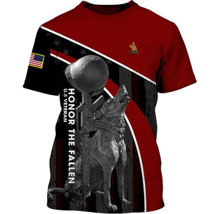 Honor the fallen thank the living  Men and Women 3D T Shirt