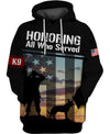 Honoring All Who Served Memorial Day Men and Women 3D Shirt