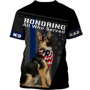 Honoring all who served Ver.2 Men and Women 3D T Shirt