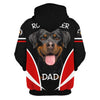 Dad Rottweiler Dog Men and Women 3D Full Printing