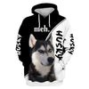 Husky Meh Shirt 3D Full Printing for Dog Mom Dad lovers