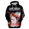 HUSKY Red Maple Leaf Men and Women 3D Shirt