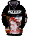 HUSKY Red Maple Leaf Men and Women 3D Shirt