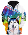Husky The Soul Of An Angel Men and Women 3D T Shirt