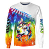 Husky The Soul Of An Angel Men and Women 3D Ver.2 T Shirt