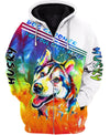 Husky The Soul Of An Angel Men and Women 3D Ver.2 T Shirt
