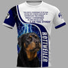 I AM A STORM ROTTWEILER Dog Men and Women 3D Shirt